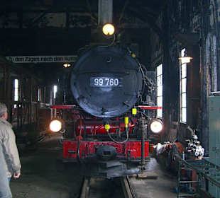 Lokschuppen Bahnhof Bertsdorf