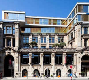 Die Bank Gebäude von außen
