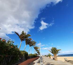 Fahrradstraße am Strand von Caleta de Fuste