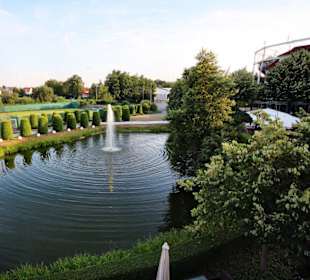 Springbrunnen im Sportparksee