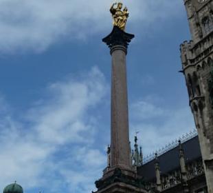 Maria, die Patrona Bavariae auf der Mariensäule