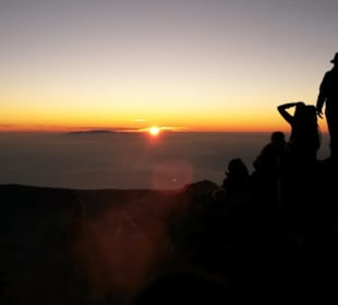 Sonnenaufgang auf  dem Teide