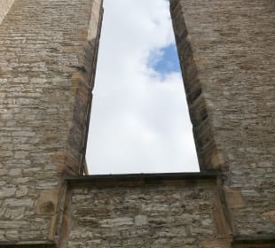 Bei der ehemaligen Barfüßerkirche in Erfurt