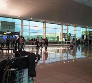 Neuer Flughafen el Prat in Barcelona