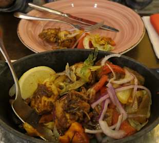 Leckeres Abendessen bei Jogi Indien Restaurant