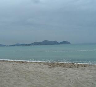 Strand Can Picafort, Richtung Alcudia