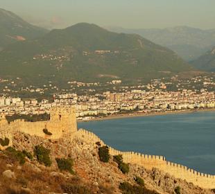 Aussicht von der Burg in Alanya