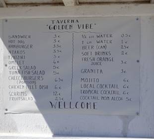 Taverne auf Chrissi Island - Sehr lecker