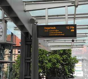 Abfahrt nach Degerloch