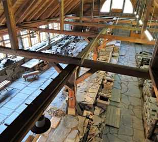 Blick in die Spalthütte