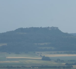 Blick vom Kloster Banz zum Staffelberg