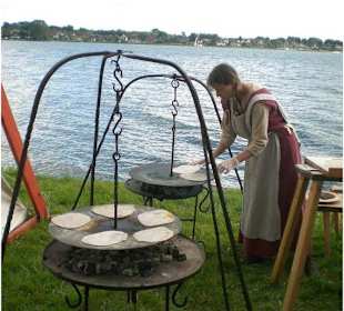 Die Wikingerküche im Freien