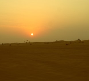 Sonnenuntergang Wüste