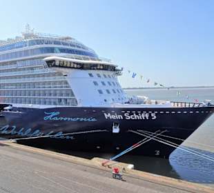 Blick von der Besuchergalerie des Cruise Center