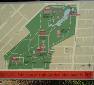 Lageplan Lodi Garden
