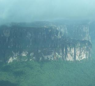 Tafelberge vom Flugzeug aus