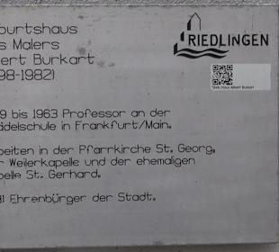 Geburtshaus des Malers Burkart