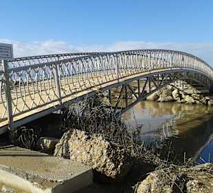 Die Neigung der Brücke geht einigermaßen