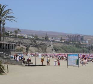 Strand unterhalb der Promenade