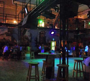 Tanzfläche mit Lichtern