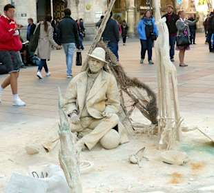 Bewegungslose Künstler