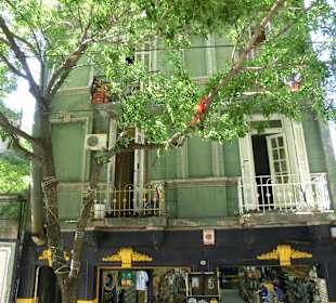 Schöne alte Häuser in La Boca