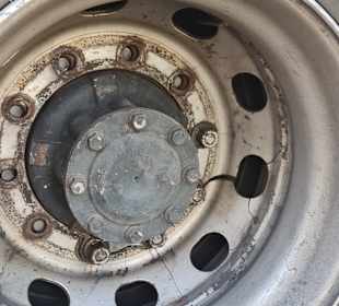 So sollte eine Felge nicht aussehen