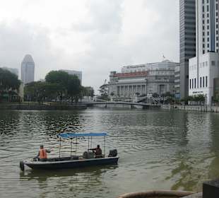 Fluß Höhe Marina Bay