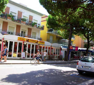 Entlang der Shoppingmeile