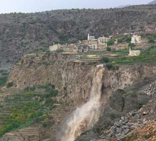 Wasserfall nach 2 Stunden Regen