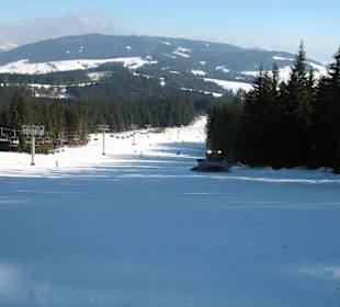 Während der Skifahrt