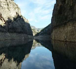 Mit dem Boot im Green Canyon
