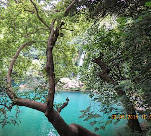 Der Wasserfall in Antalya 