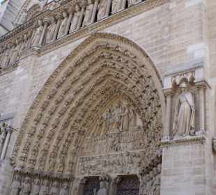 Bogen aus der Frontansicht im Detail