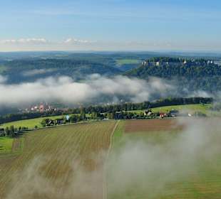 Blick auf die Festung Königstein