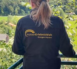 Unsere super Höhlenführerin Alex