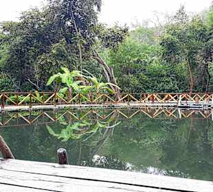 Laguna de agua sulfurosa