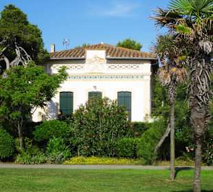Alte Villen an der Strandpromenade Argelès-Plage