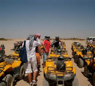 Hier durfte sich jeder sein Quad aussuchen