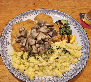 Jägerschnitzel von der Pute