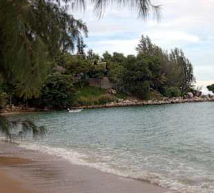 ein naturbelassener Strand ohne Tourismus
