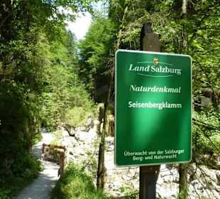 Seisenbergklamm vor Ort