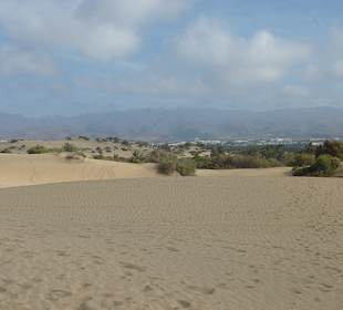 Die Dünen von Maspalomas ca. 15 Min. zu laufen