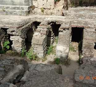 Fußbodenheizung im römischen Bad