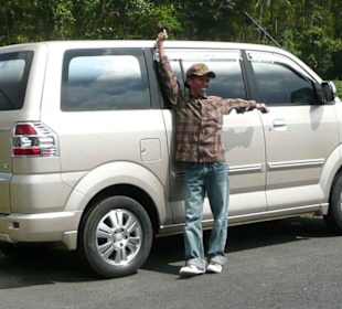 Minibus und Fahrer