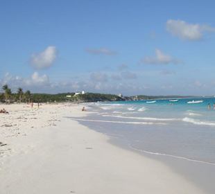 Strand in Tulum