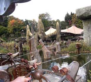 Blick aufs Phantasialand
