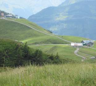 Blick zur Bergstation 