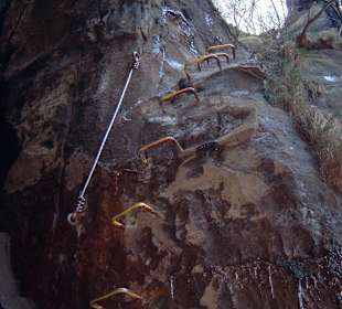 Eisenseil und Eisentritte