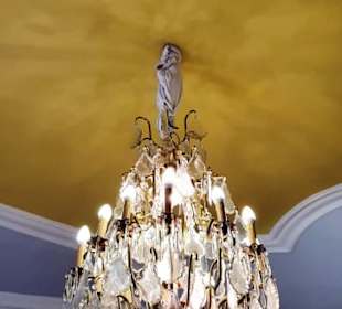 Der Kronleuchter im Haupthaus